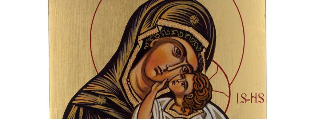 A mãe de Deus e seu olhar de ternura