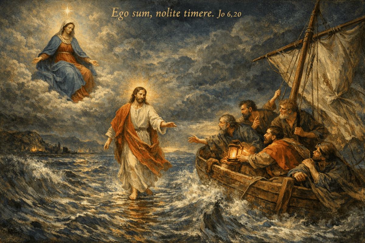 Super mare ambulans: Maria e a paz de Cristo na tempestade | Locus Mariologicus