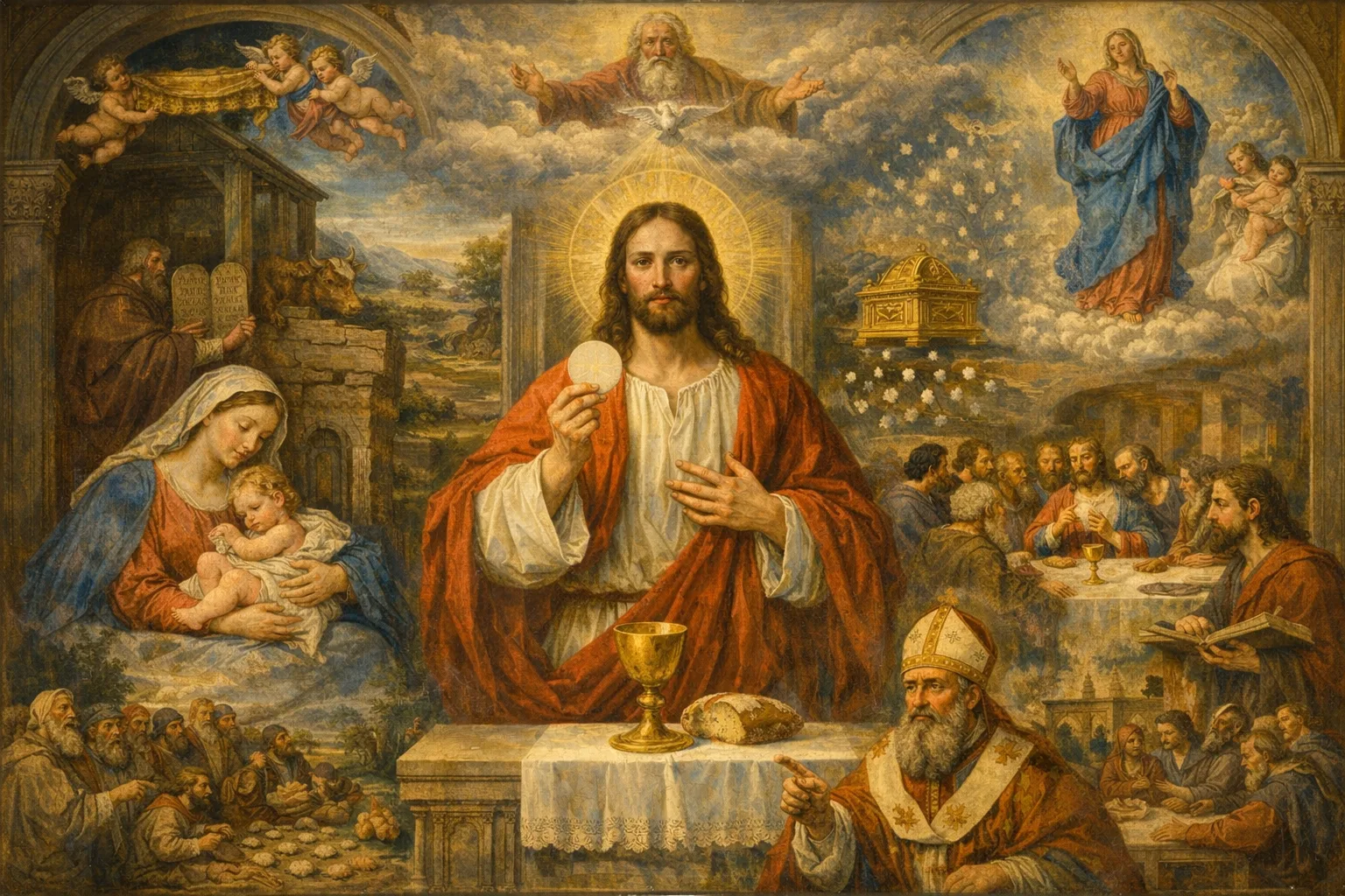 Ego sum panis vitae: Maria e o pão descido do céu