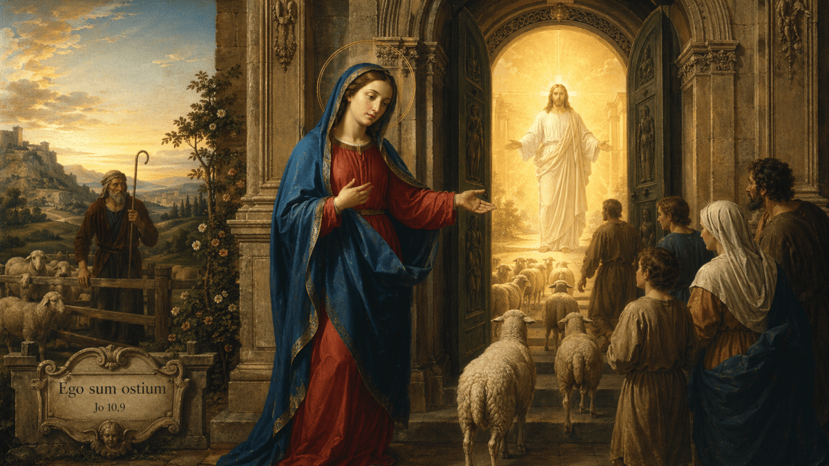Ego sum ostium: Maria e a porta que abre para a vida