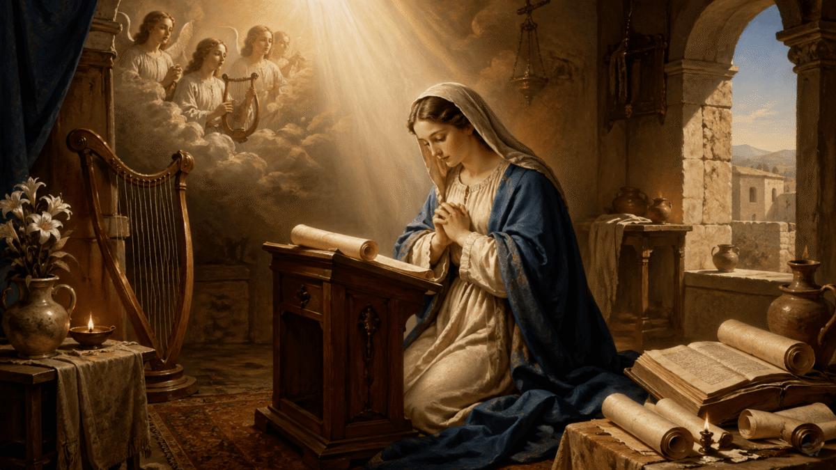 Salmos e cânticos marianos: a oração bíblica de Maria