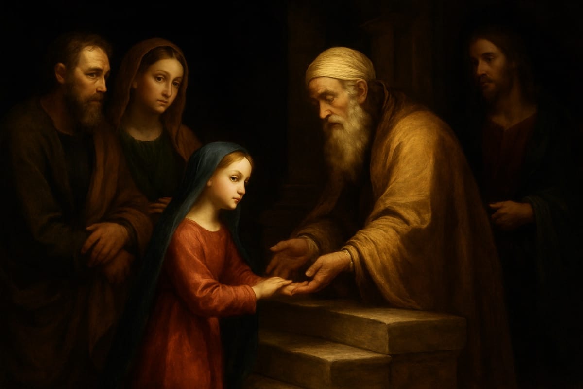 A apresentação de Maria no Templo (21 de novembro)