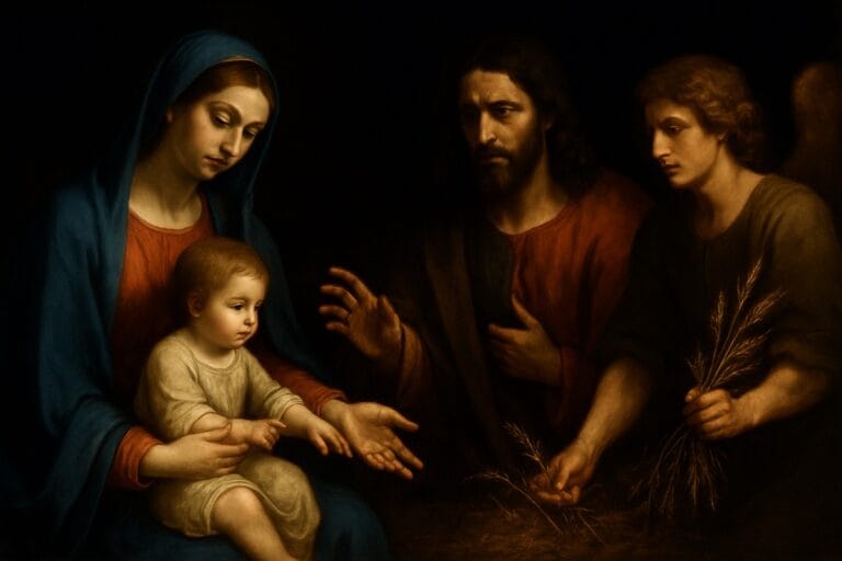Collige primum zizania: o joio e o trigo, e Maria na paciência do Senhor.