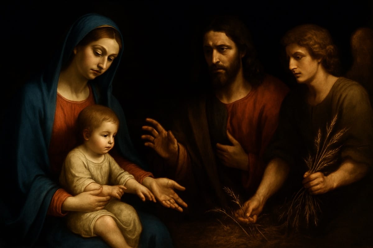 Collige primum zizania: o joio e o trigo, e Maria na paciência do Senhor.