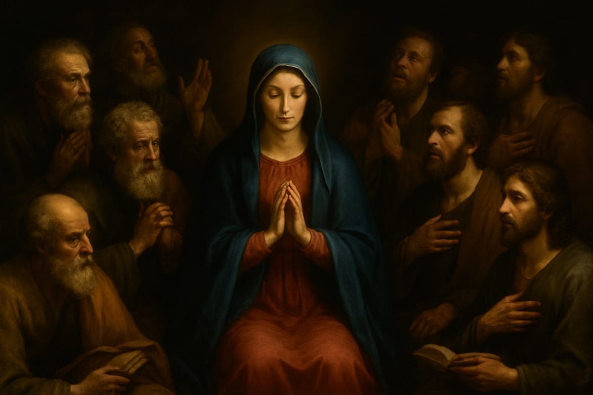 «Perseverantes in oratione cum Maria»: o cenáculo, o rosário e Maria