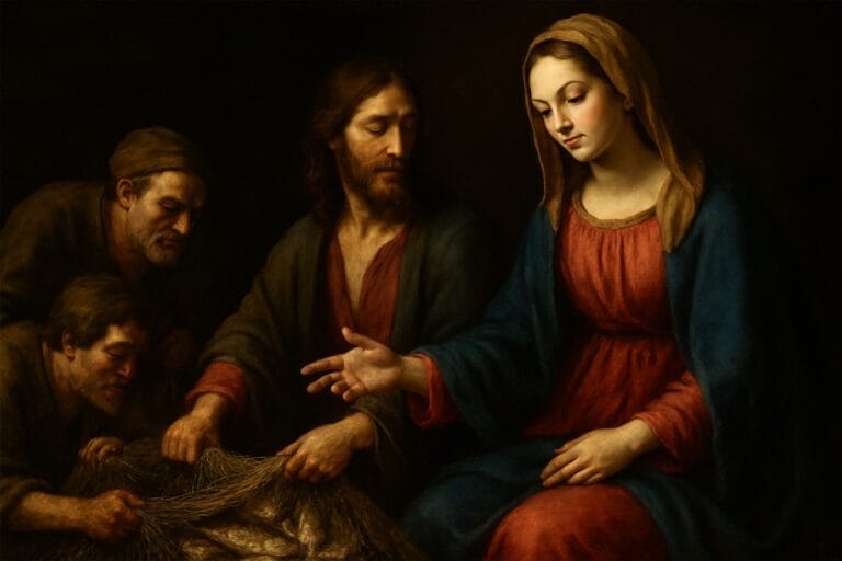 Simile est regnum caelorum sagenae: a parábola da rede e Maria stella maris