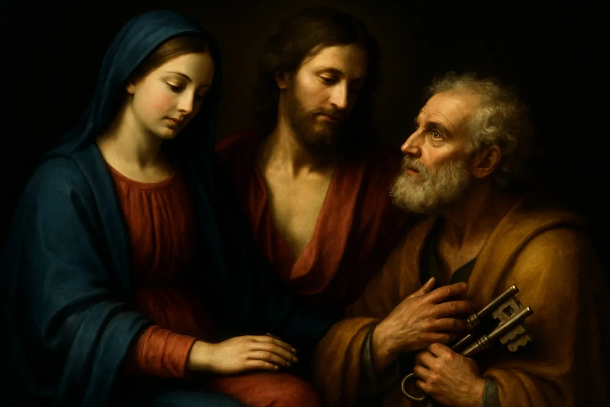 Tu es petrus: Maria, Pedro e a Igreja que as portas do abismo não vencerão