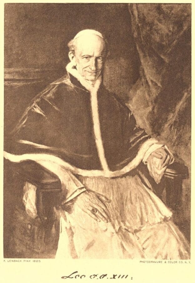 Retrato do papa Leão XIII, autor da encíclica Supremi apostolatus